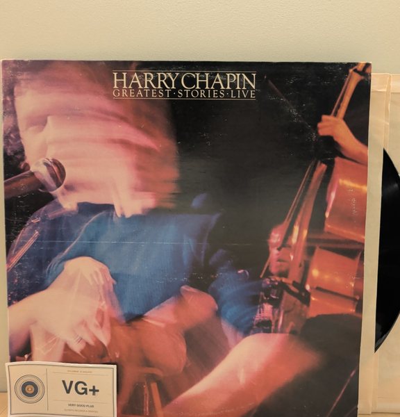 Harry Chapin Greatest Stories Live double LP