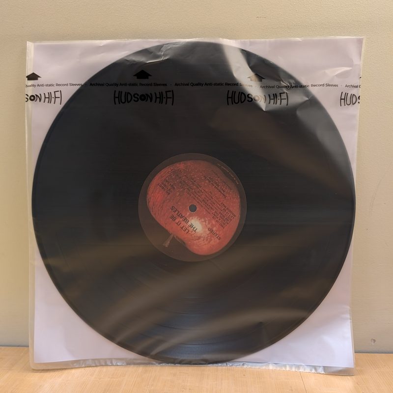 An LP inside a Hudson Hi-Fi three ply inner sleeve